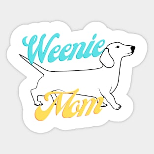 Weenie Mom Sticker